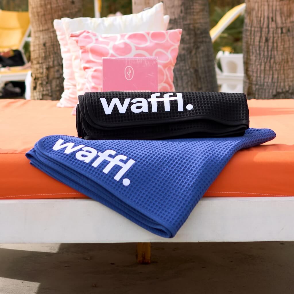 Royal Blue waffl towel