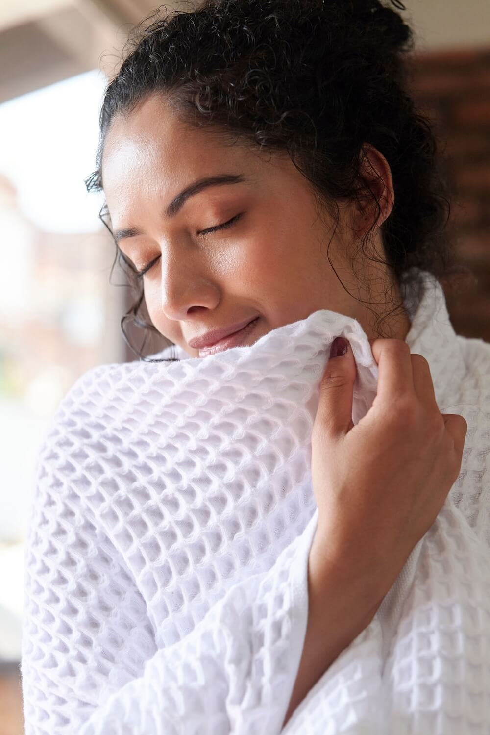 waffl Bath Sheet - White