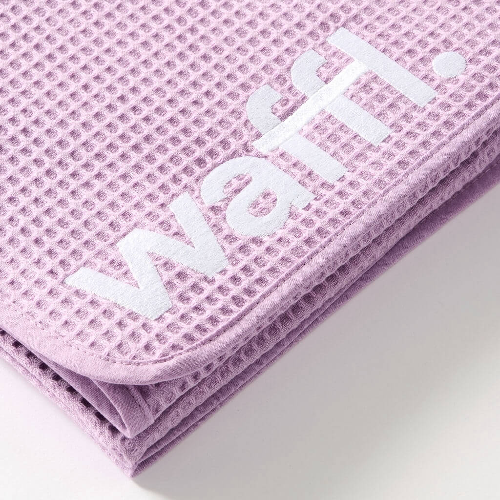waffl mini towel - Lilac