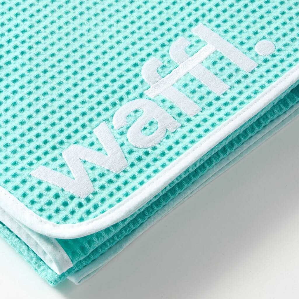 Marine Blue waffl towel