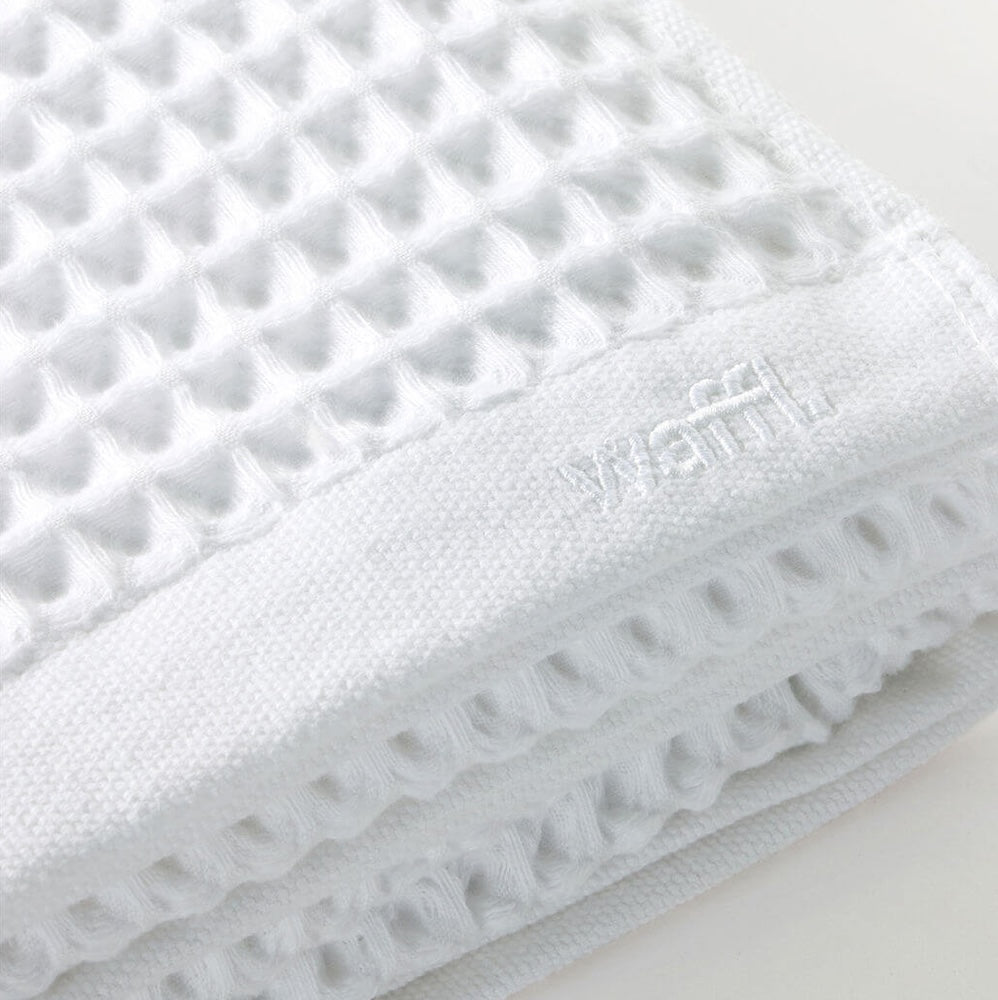 waffl Bath Sheet - White