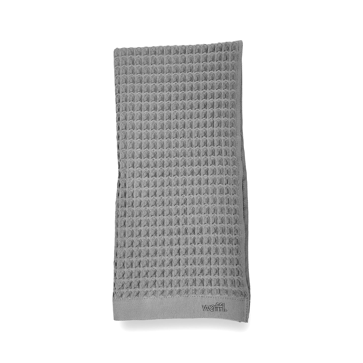 waffl Hand Towel - Stone Grey