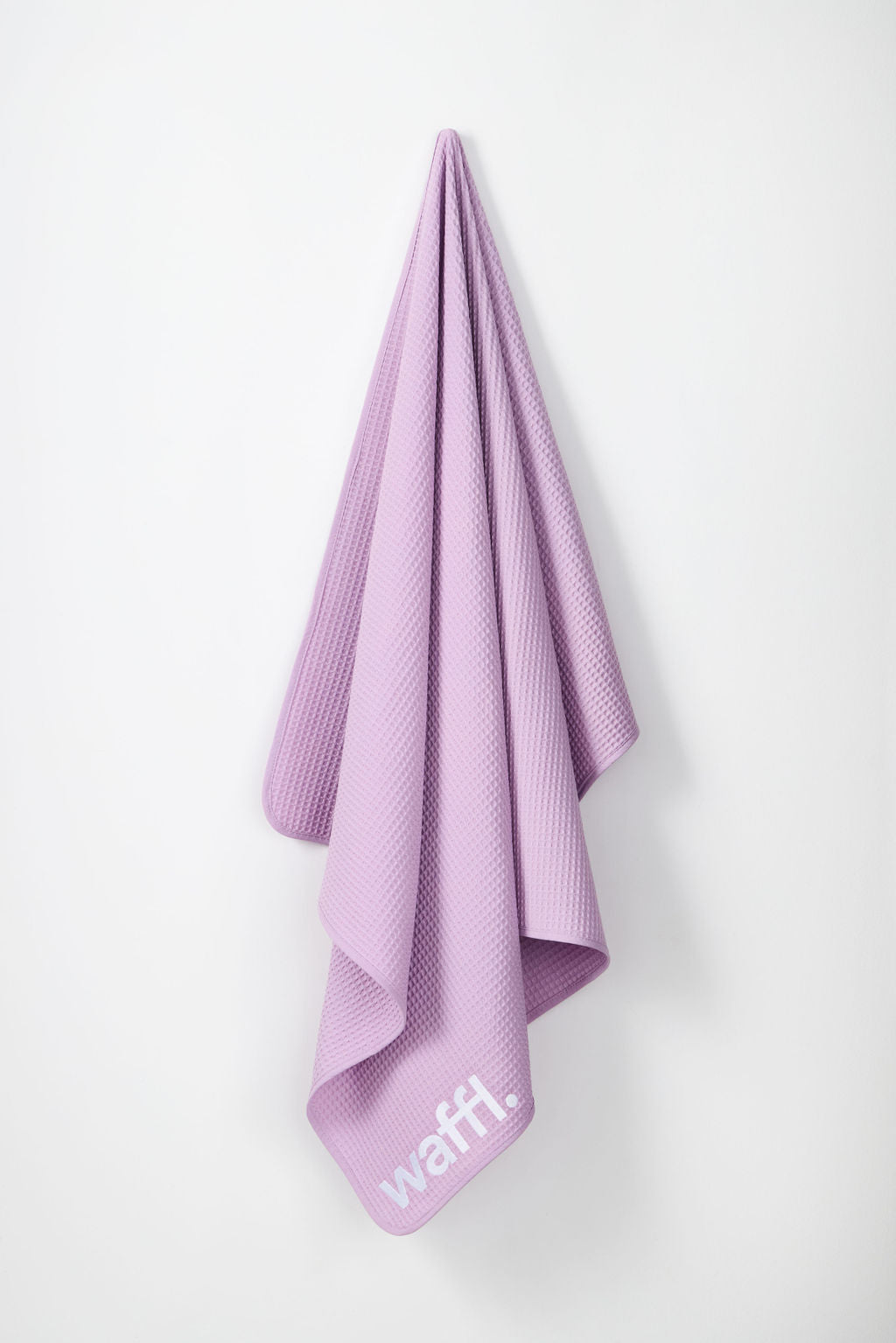 Lilac waffl towel