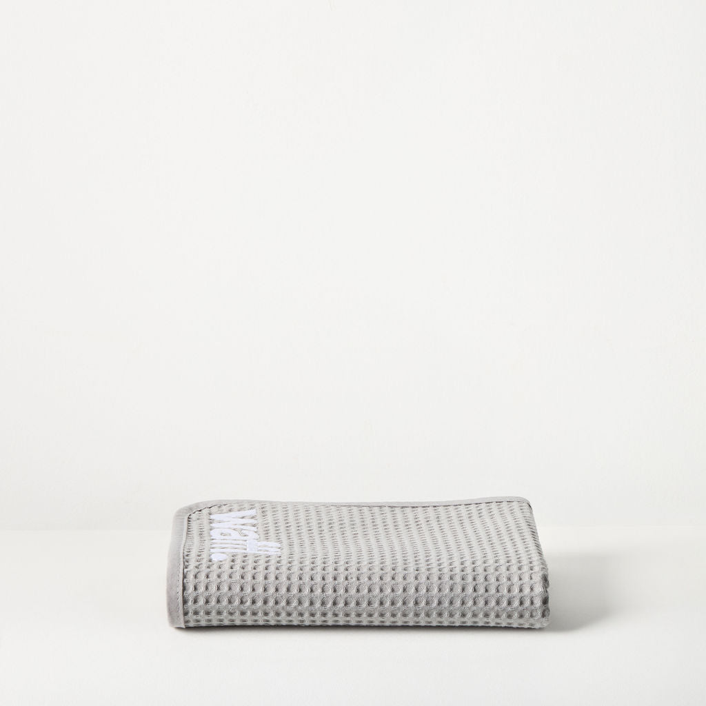 waffl mini towel - stone grey