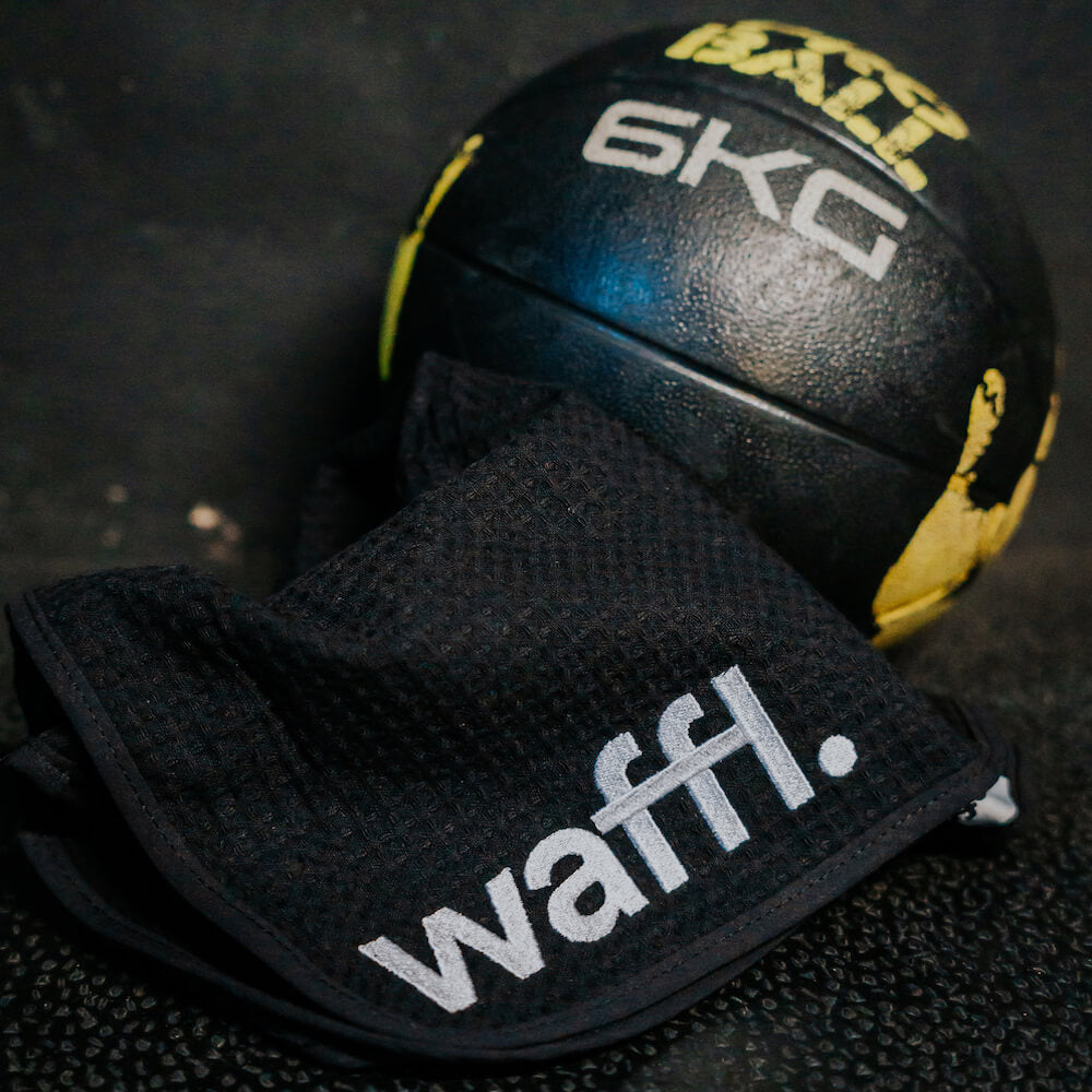 waffl mini towel - stealth black